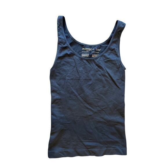 Shapermint Other - SHAPERMINT Black Compression Scoop Neck Cami Tank Top Shirt size L Shapewear